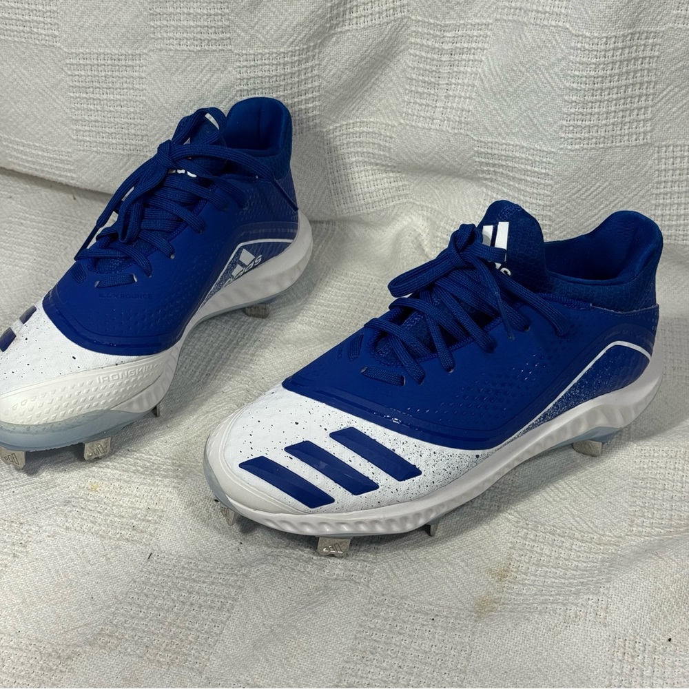 Adidas Size‎ 7 Women's Icon V Bounce Softball Cleats Blue G28304 Uk 5.5 NEW